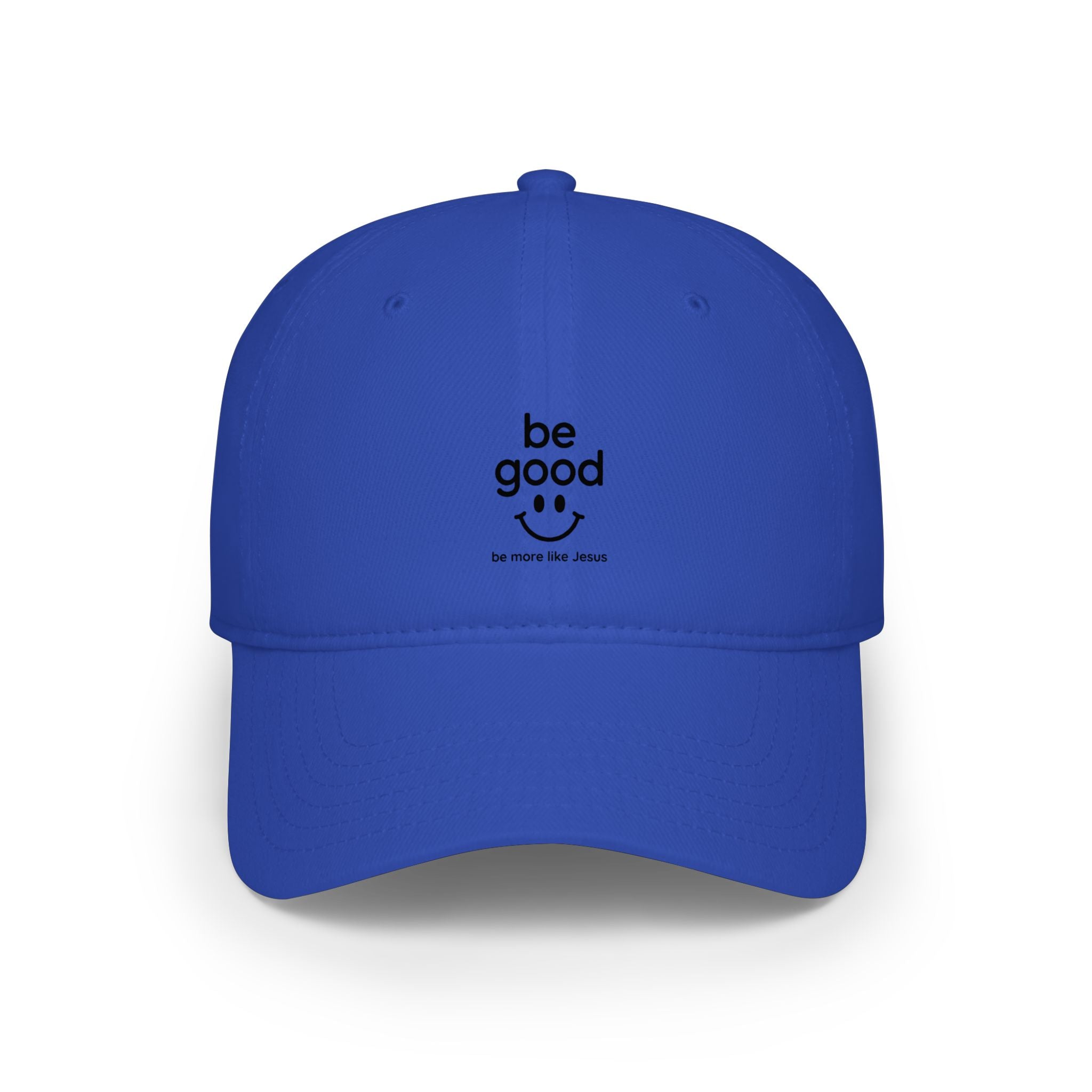 Be Good Smile Embroidered Baseball Cap - Positive Message Low Profile Hat