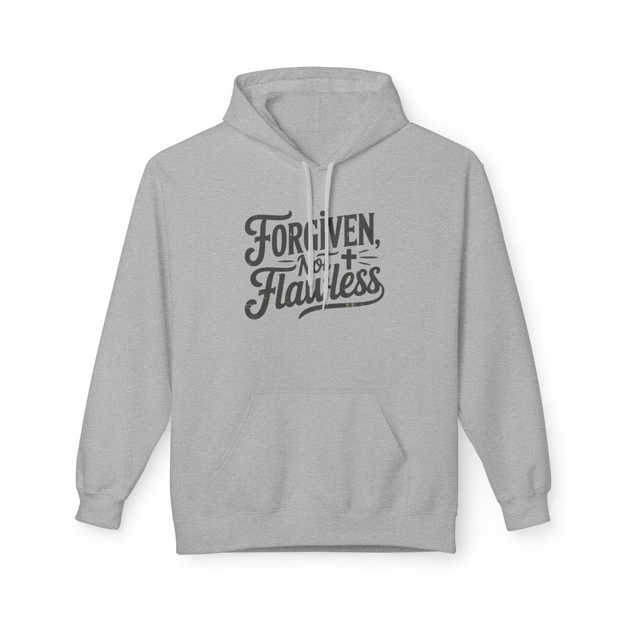 Forgiven Not Flawless Hoodie — Christian Faith Graphic Hoodie