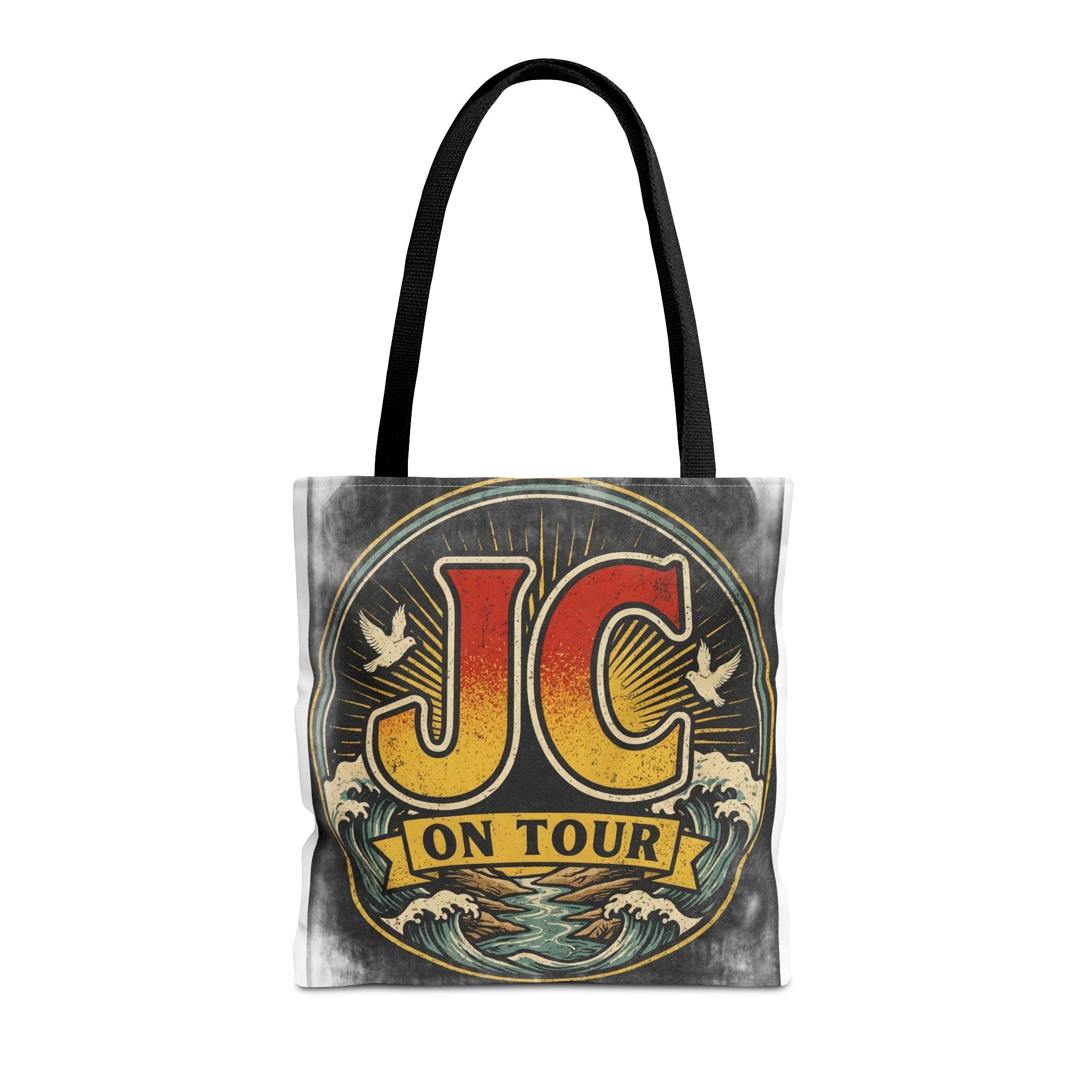 JC On Tour Vintage Graphic Tote Bag
