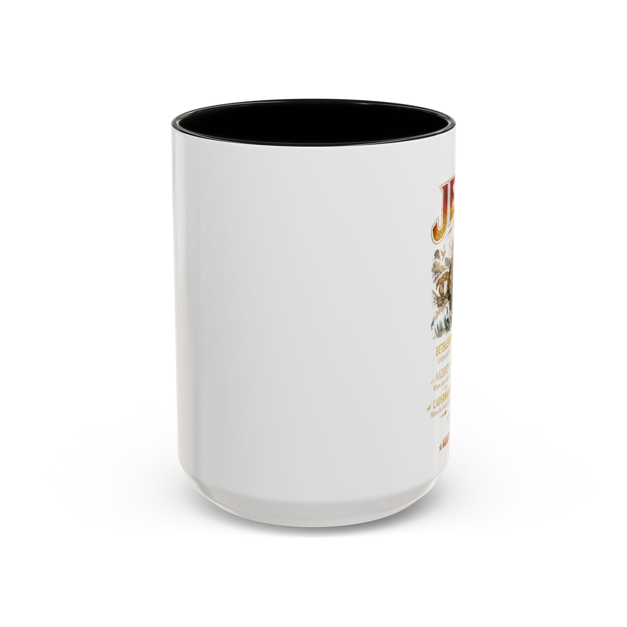 Jesus on Tour Coffee Mug — Band-Tour Style Map of Jesus’ Visits (11/15oz)