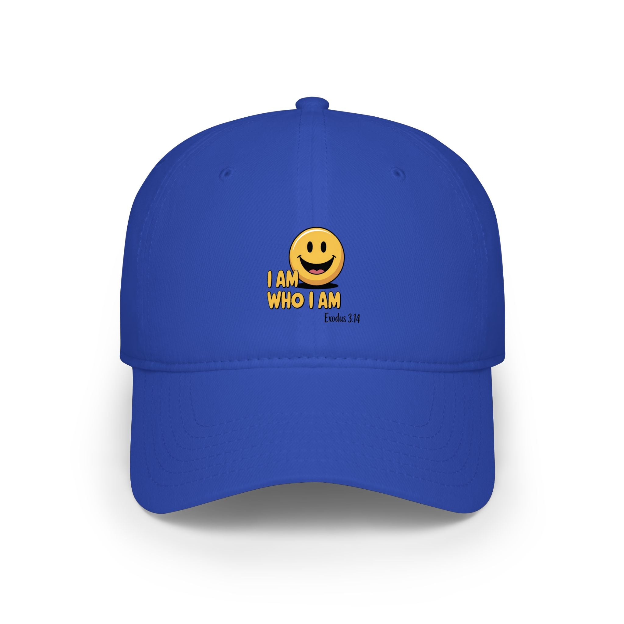 Smiley 'I Am Who I Am' Low Profile Baseball Cap