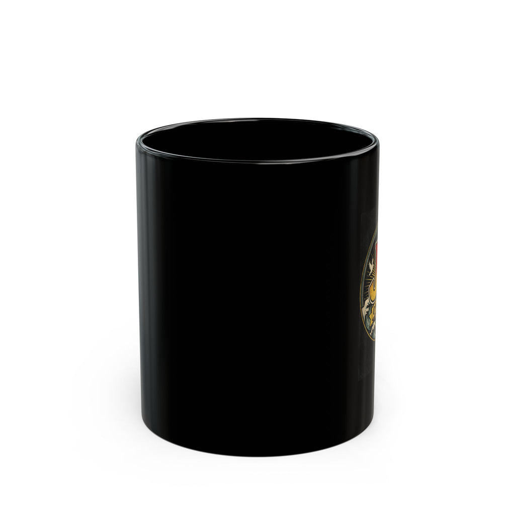 Jesus on Tour Black Mug — "JC on Tour" Christian Coffee Cup (11oz & 15oz)