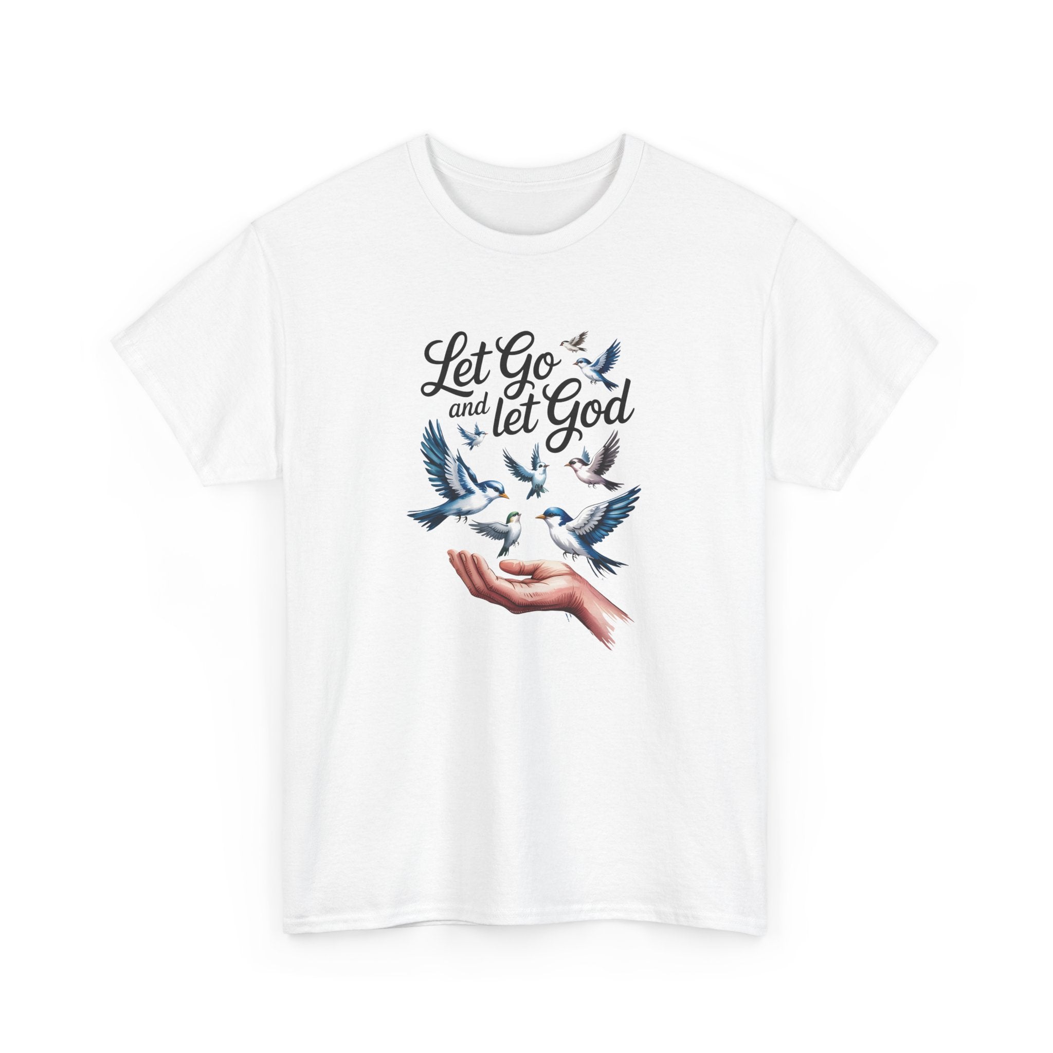 Let Go and Let God Tee — Hand & Flock Faith T-Shirt