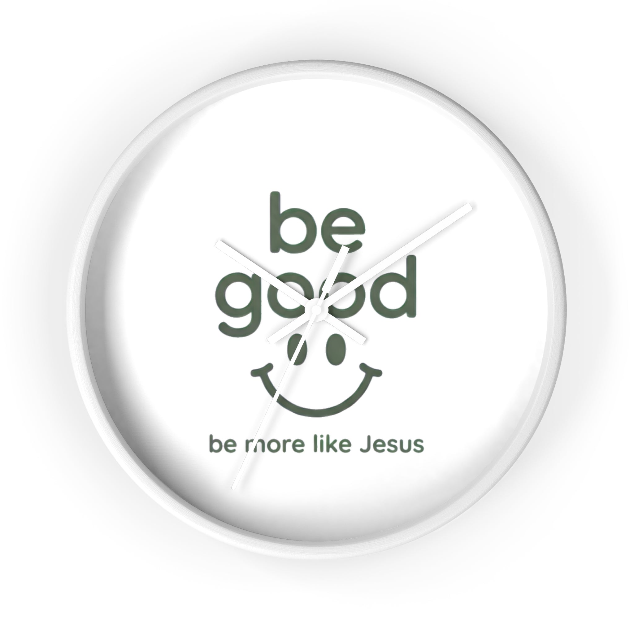 Wall Clock — “Be Good” Christian Inspirational Clock (Be More Like Jesus)