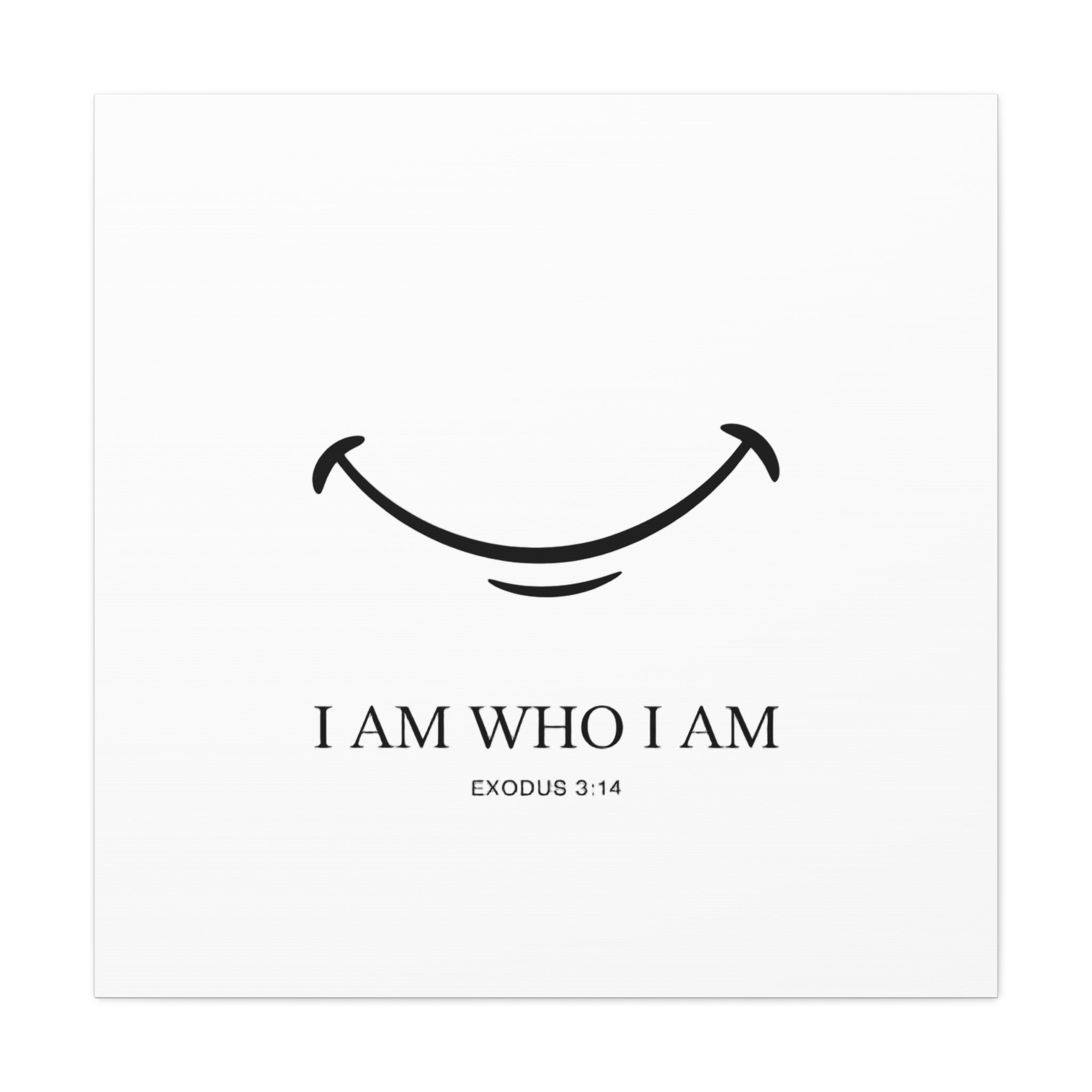 "I Am Who I Am" Exodus 3:14 Matte Canvas