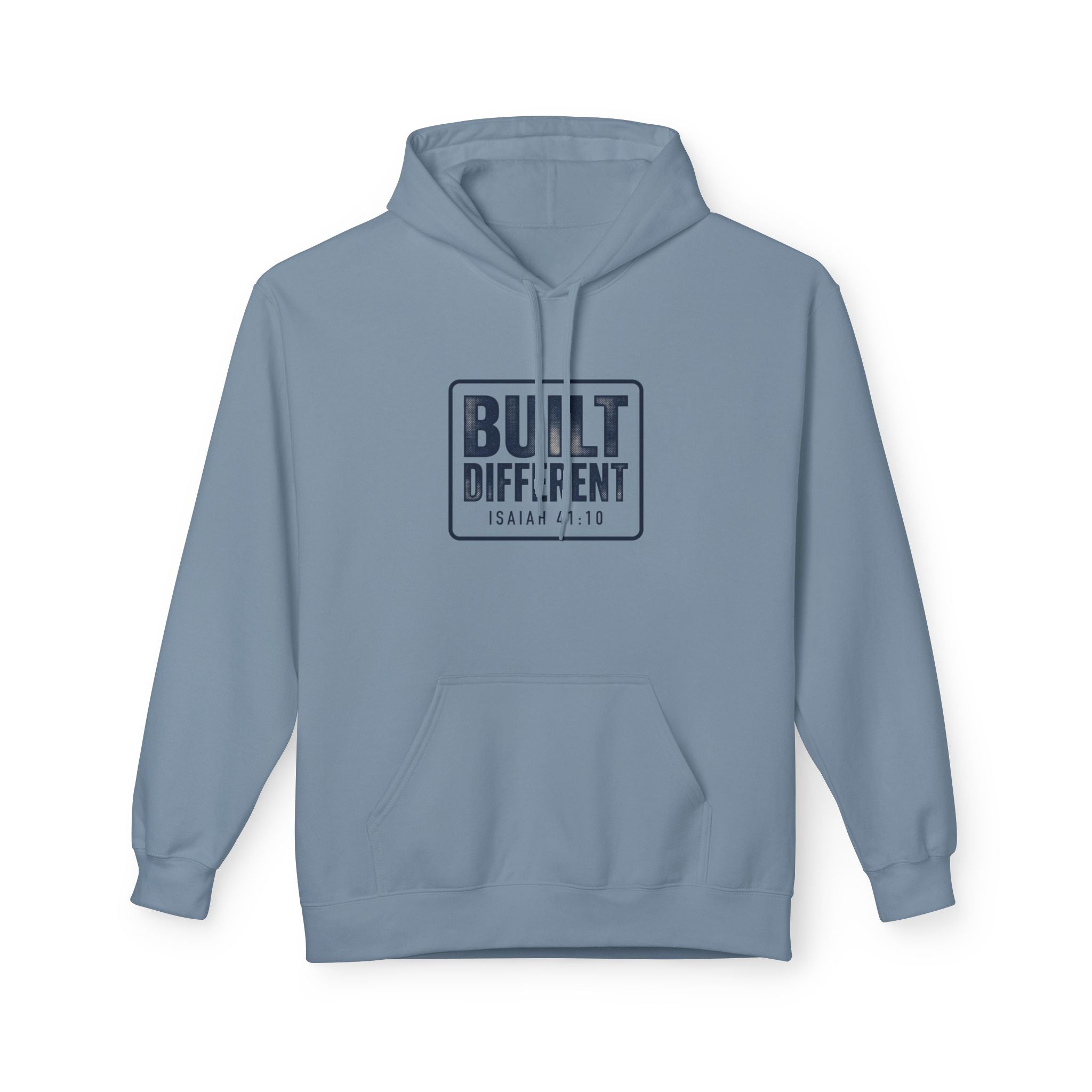 Built Different Hoodie — Motivational Graphic Pullover