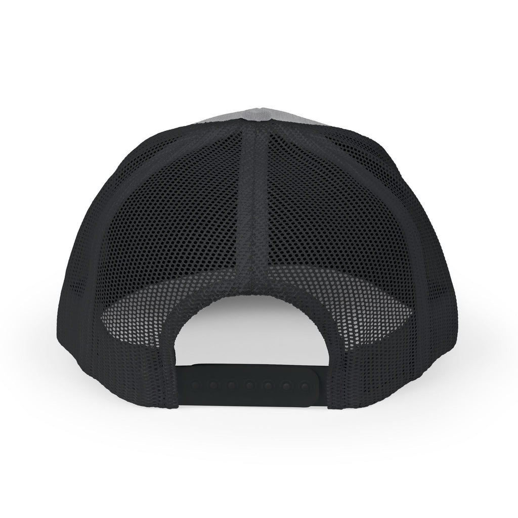 Be Nice Smiley Snapback Trucker Cap — Positive Message Mesh Hat