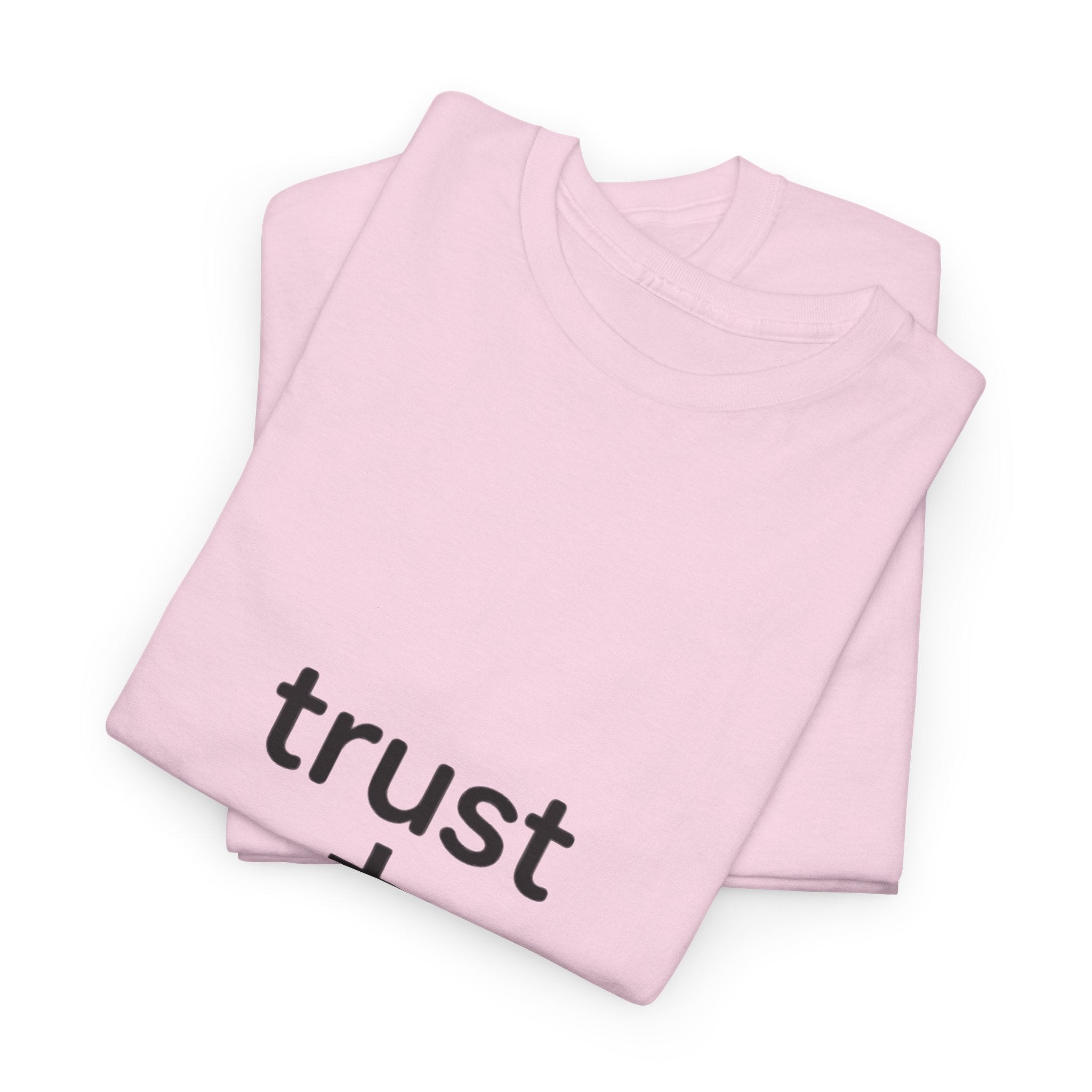 Trust in God Minimalist Cross Tee — Christian Faith T-Shirt