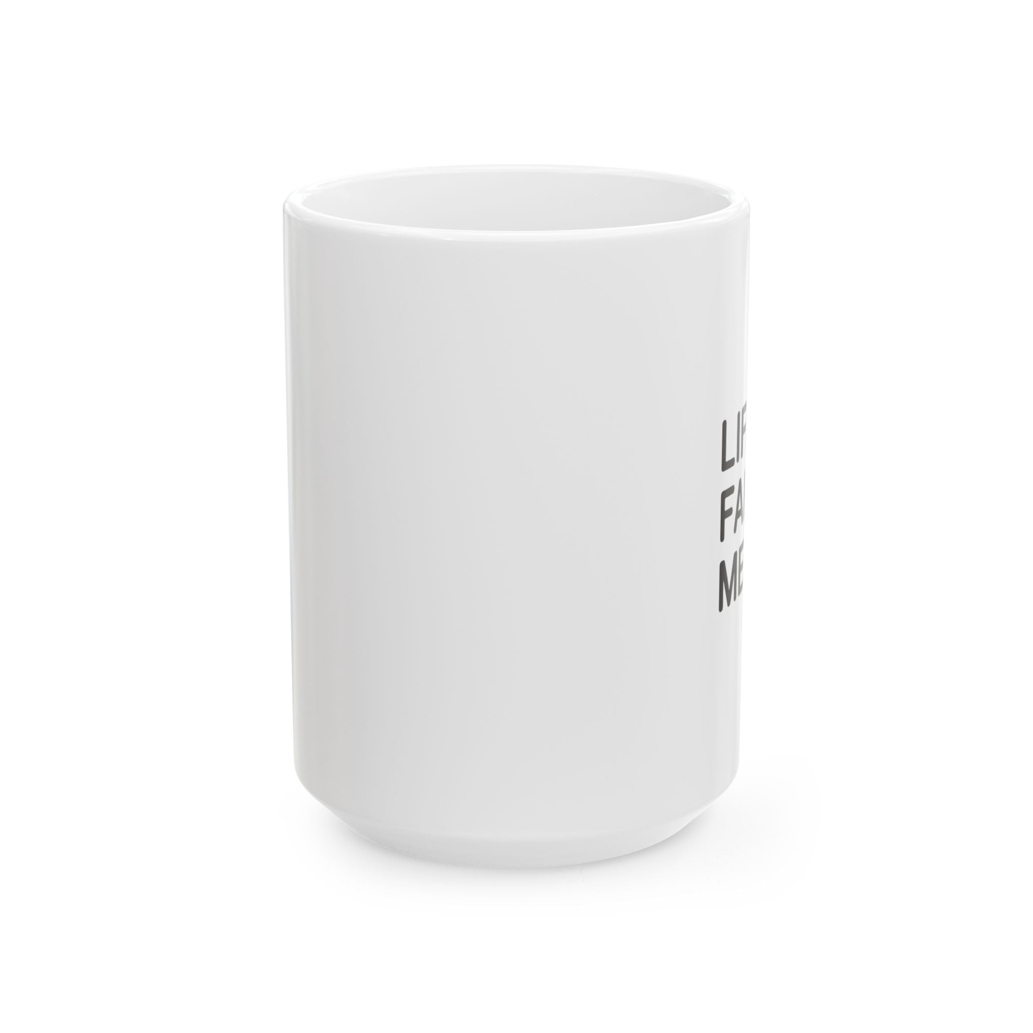 Christian 'Life • Faith • Meaning' Mug – Inspirational Coffee Cup