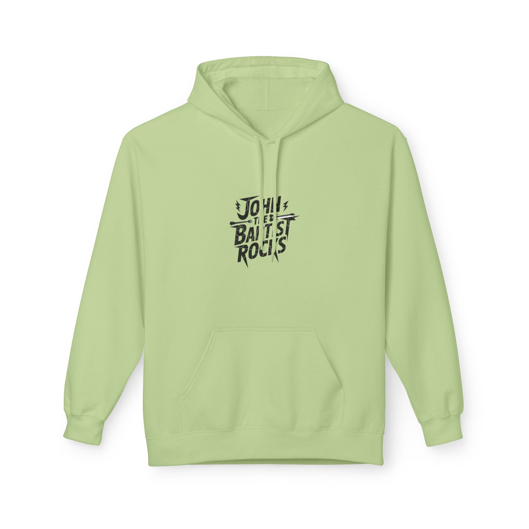 John the Baptist Rocks Hoodie — Christian Faith Graphic Pullover