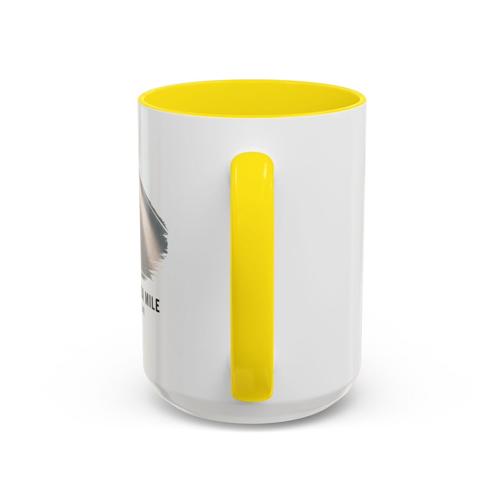 Go the Extra Mile Accent Coffee Mug — Matthew Bible Verse Road Design (11/15oz)