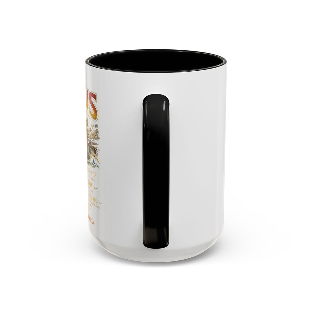 Jesus on Tour Coffee Mug — Band-Tour Style Map of Jesus’ Visits (11/15oz)