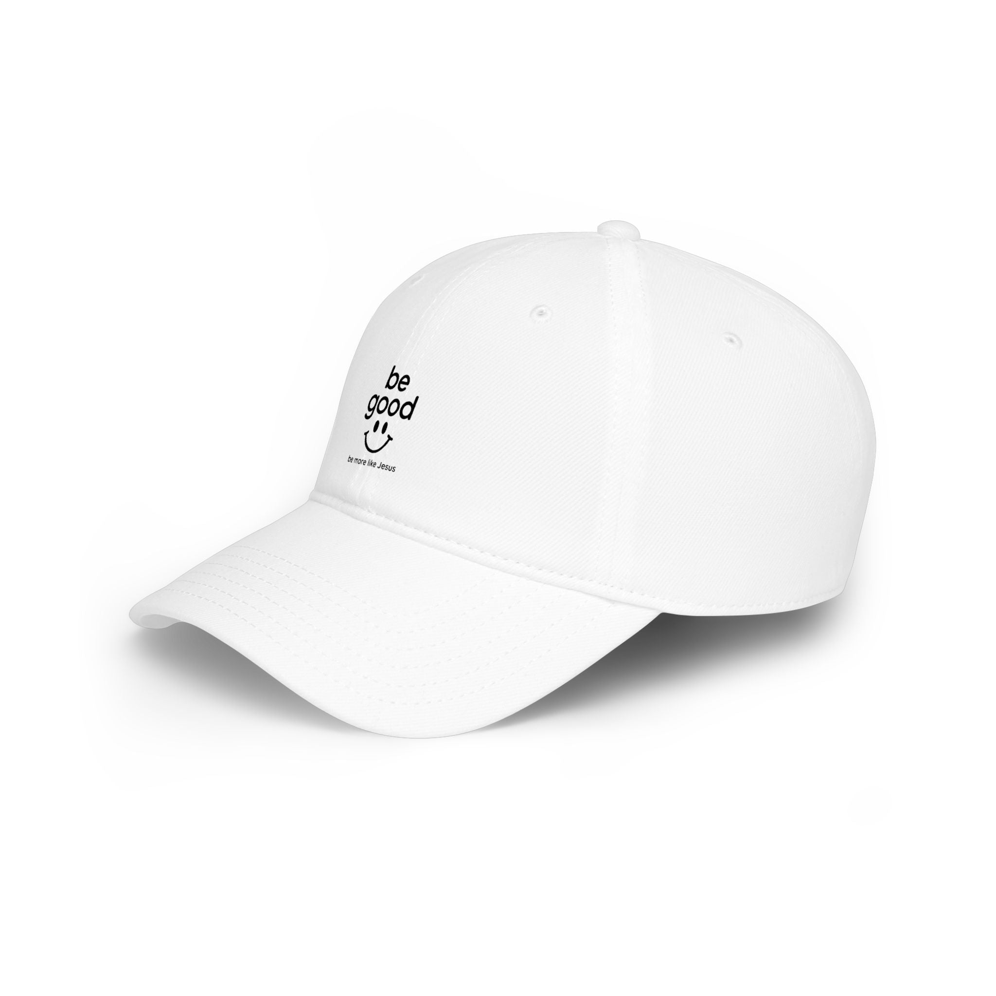 Be Good Smile Embroidered Baseball Cap - Positive Message Low Profile Hat