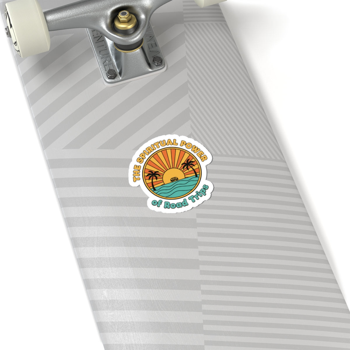 Spiritual Power of Road Trips Sticker | 70s Sunset Retro Palm Vintage
