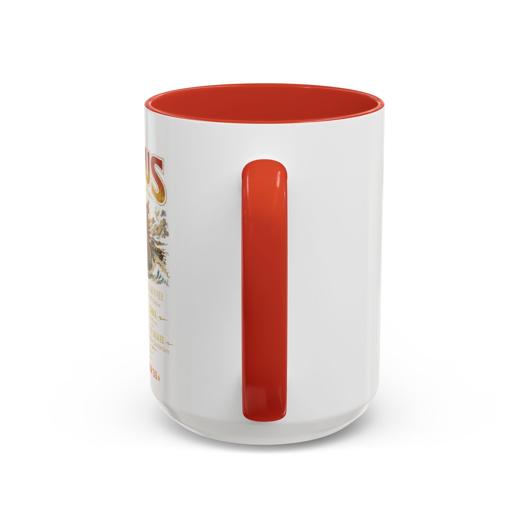 Jesus on Tour Coffee Mug — Band-Tour Style Map of Jesus’ Visits (11/15oz)