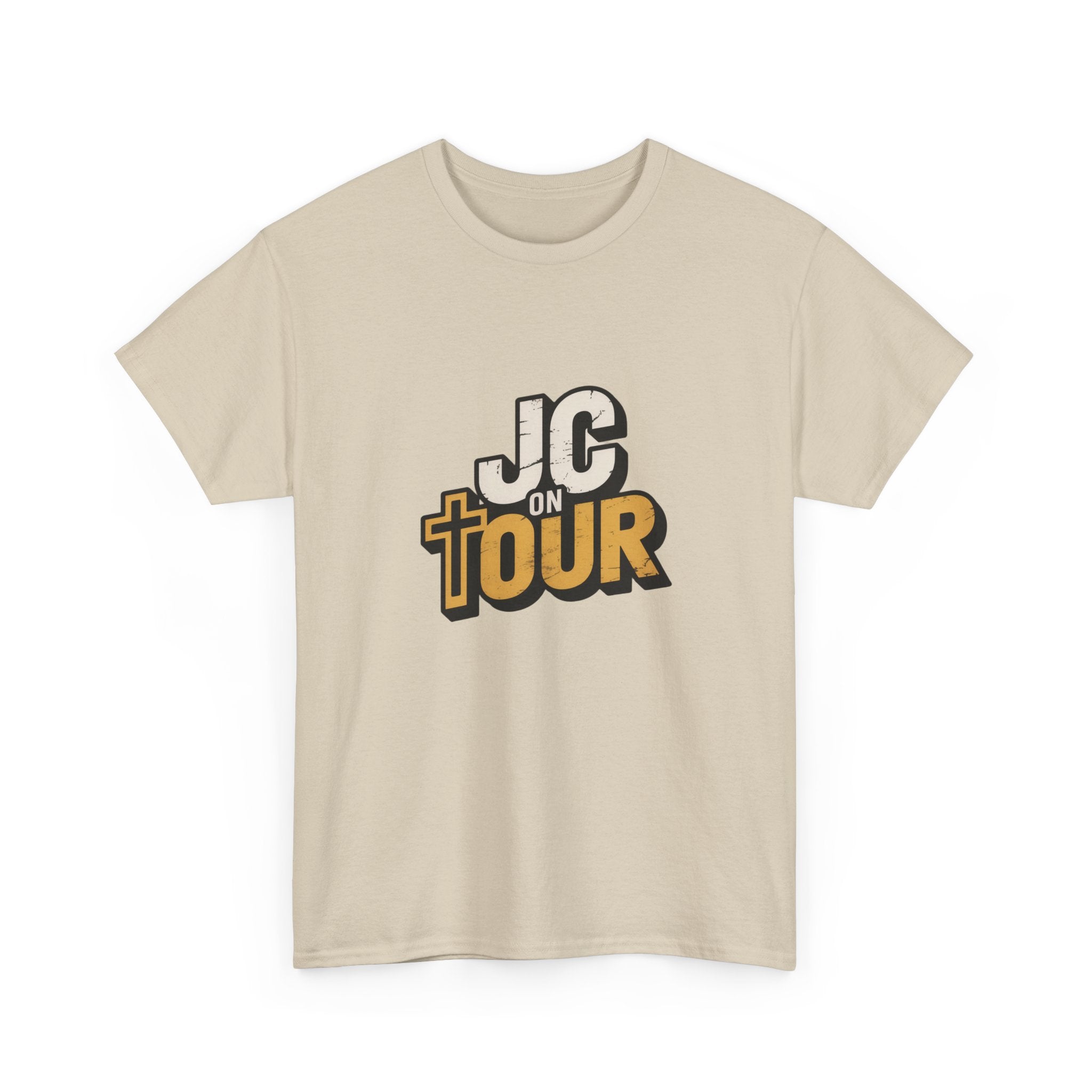 JC On Tour Christian T-Shirt — Funny Jesus Tee for Faith-Based Gifts
