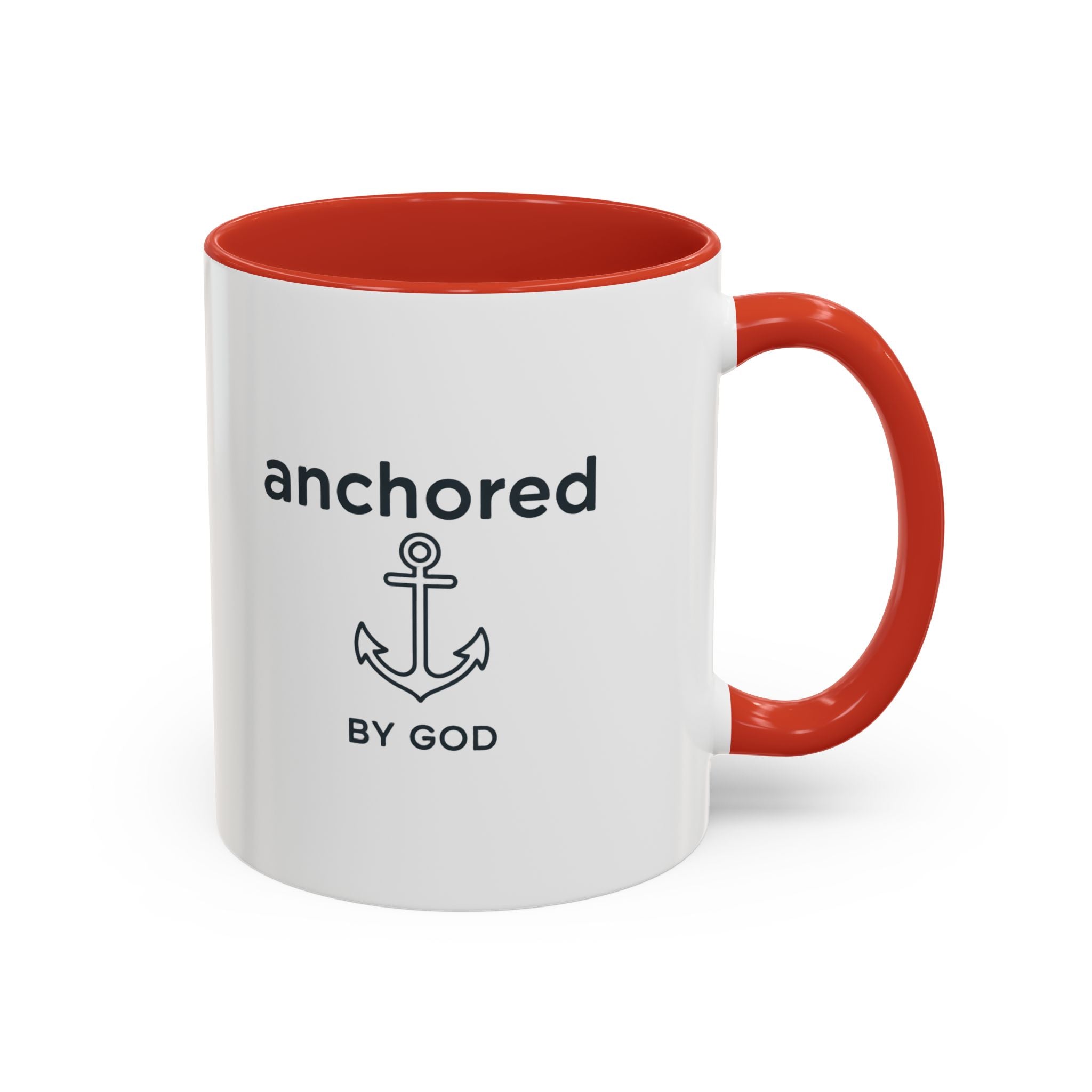 Sip & Smile anchored by God – Inspirational Mug