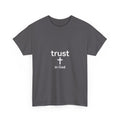 Trust in God Minimalist Cross Tee — Christian Faith T-Shirt