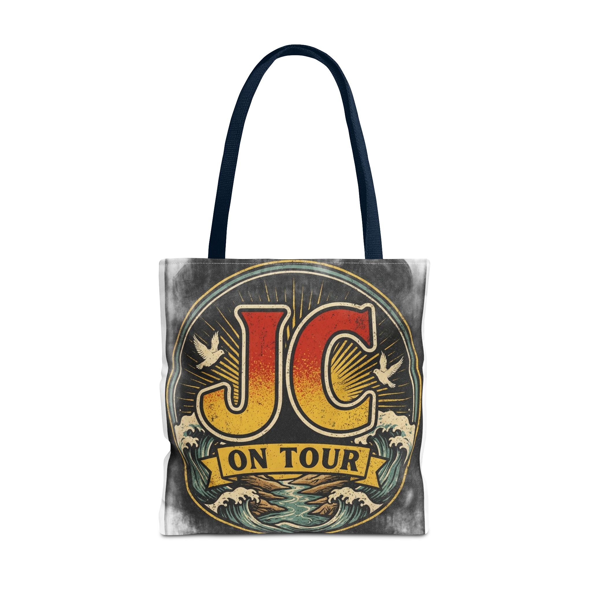 JC On Tour Vintage Graphic Tote Bag