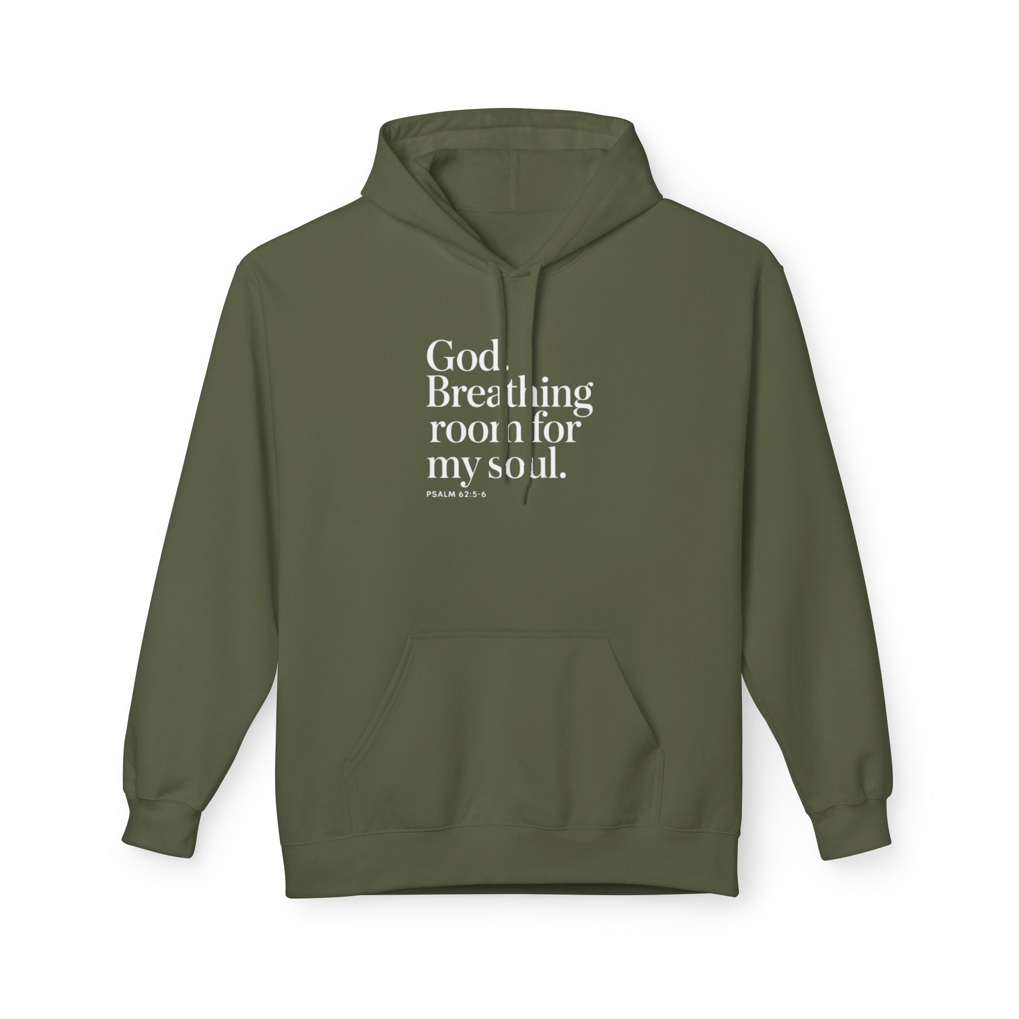 God, Breathing Room For My Soul Hoodie — Inspirational Faith Pullover