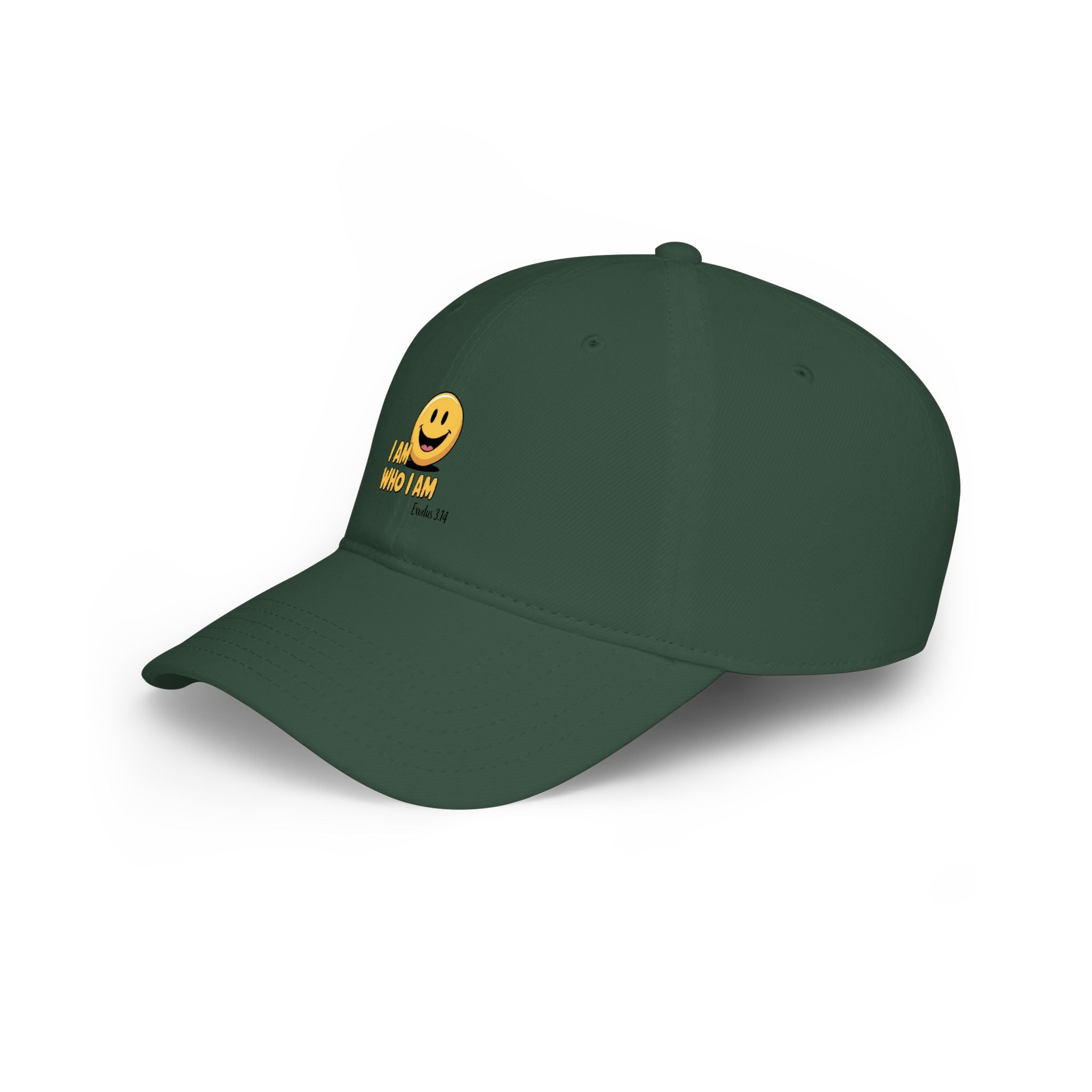 Smiley 'I Am Who I Am' Low Profile Baseball Cap