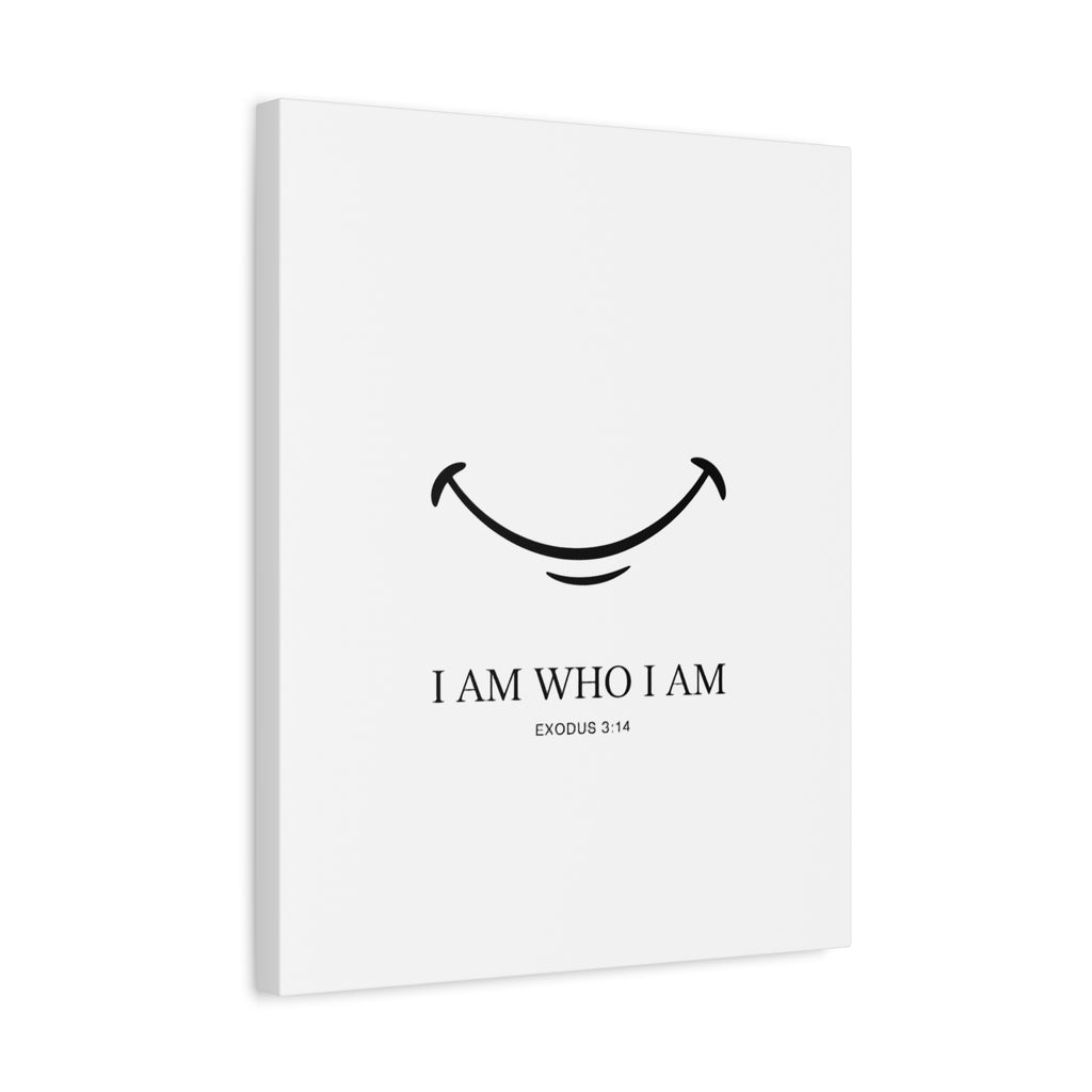 "I Am Who I Am" Exodus 3:14 Matte Canvas