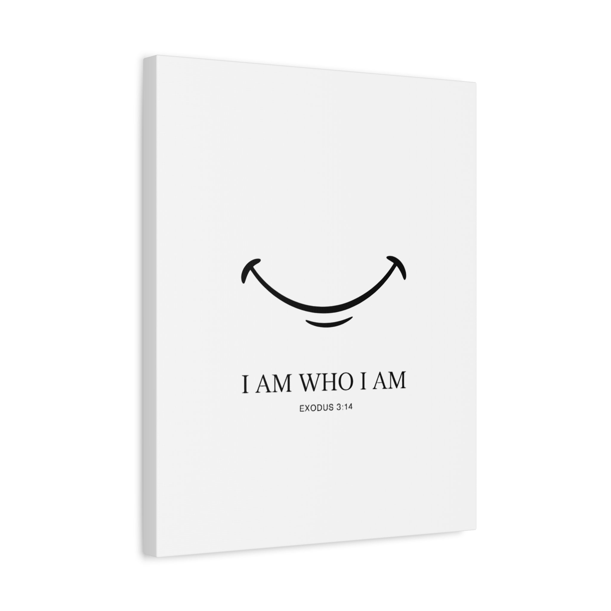 "I Am Who I Am" Exodus 3:14 Matte Canvas