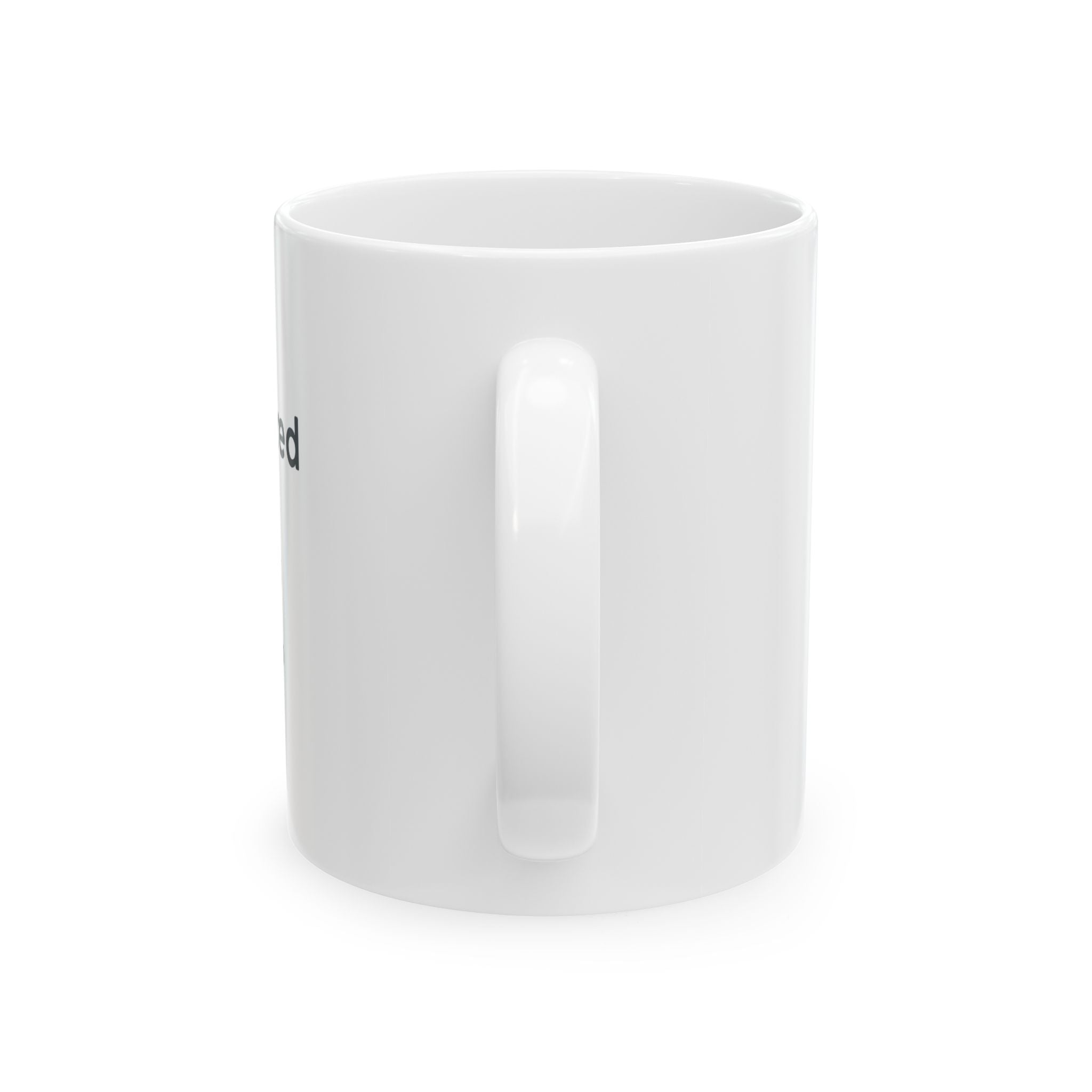 Anchored by God Mug — Minimal Anchor Faith Coffee Cup