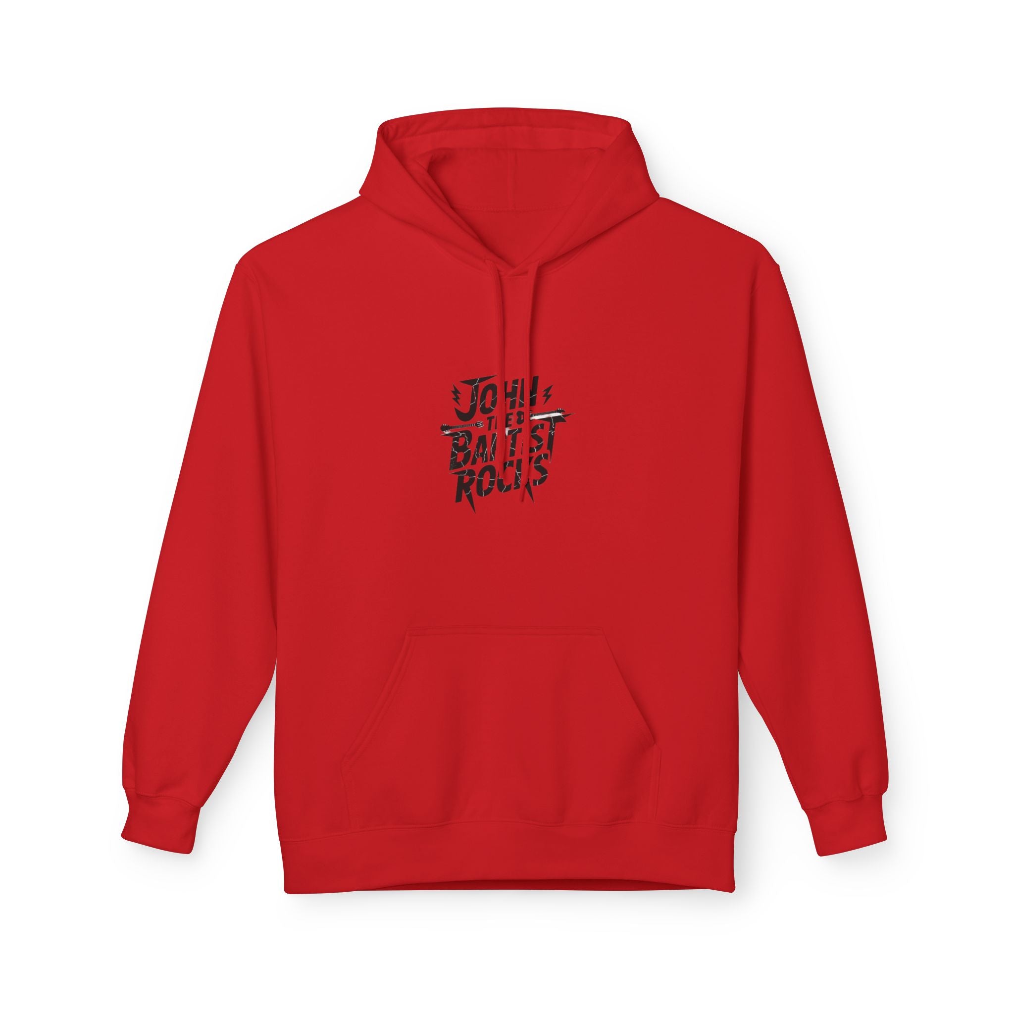 John the Baptist Rocks Hoodie — Christian Faith Graphic Pullover