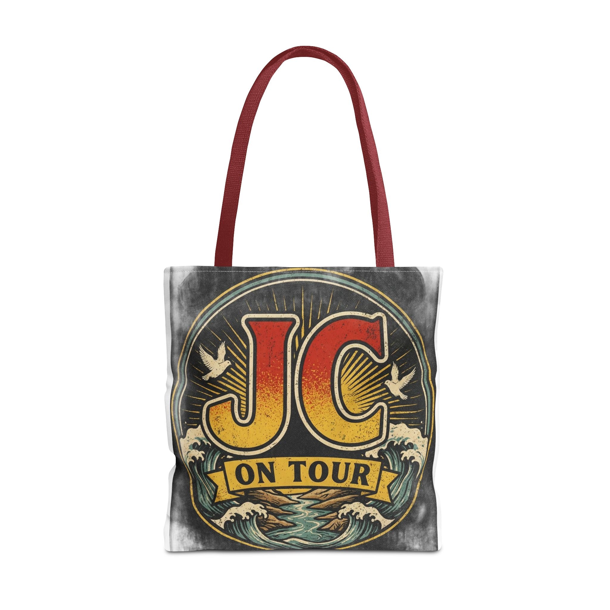 JC On Tour Vintage Graphic Tote Bag