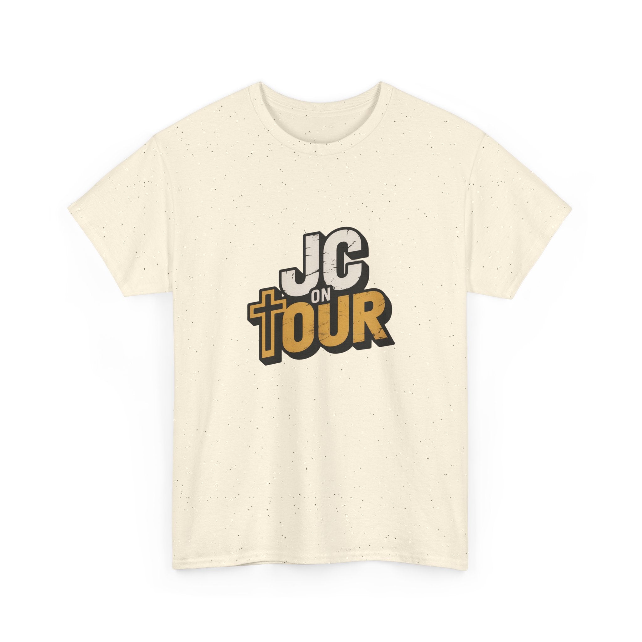 JC On Tour Christian T-Shirt — Funny Jesus Tee for Faith-Based Gifts